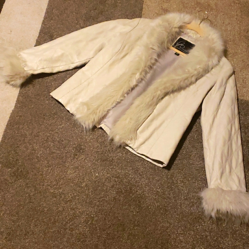 Wilson's Leather Jacket with Faux Fur